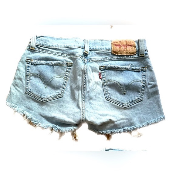 Vintage LEVIS 527s Cutoff Jean Shorts - Size 13 (Juniors) - Picture 2 of 6